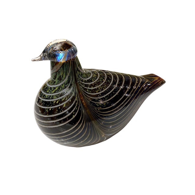 Oiva Toikka Stunning Mid 20th Century Oiva Toikka for Iittala Glass Bird Sculpture For Sale - Image 4 of 7