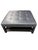 Arhaus Arhaus Camden Collection Butler Leather Ottoman in Slate Showroom Sample For Sale - Image 4 of 11