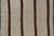 Turkish Vintage Kilim Rug Ivory Beige With Brown Stripes Wool Flatweave For Sale In Atlanta - Image 6 of 10