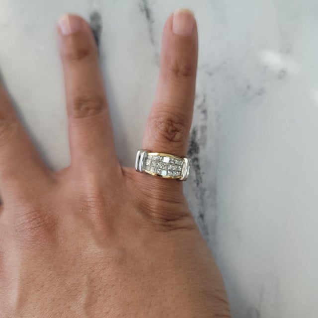 ♥ Product Summary ♥ Main Stone: Diamonds Approx. Diamond Carat Weight: 1.00cttw Diamond Cut: Princess Diamond Color: G...