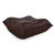 Togo Ottoman in Brown Leather by Michel Ducaroy for Ligne Roset For Sale - Image 15 of 15