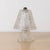 Transparent 1940s Petite Murano Glass Lamp For Sale - Image 8 of 12