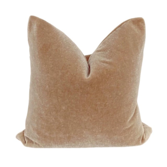 Plush Tan Camel 20" Mohair Pillows a Pair Chairish