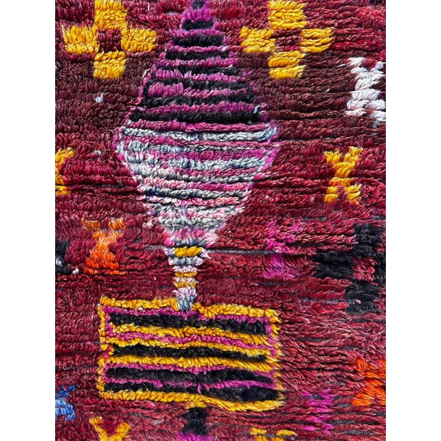 Bauhaus Berber Moroccan Rug, 1990s For Sale - Image 3 of 9