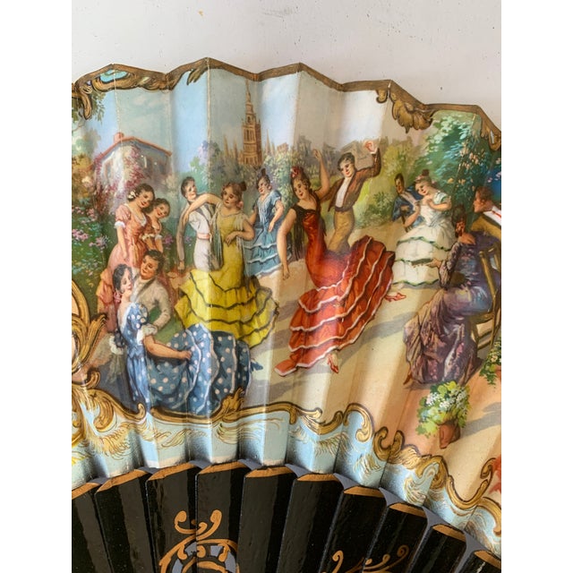 Vintage Spanish Fan, 1960s For Sale - Image 9 of 18