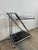 Modern Vintage Z-Line Serving Cart in Chrome and Smoked Glass, 2000s For Sale - Image 3 of 13