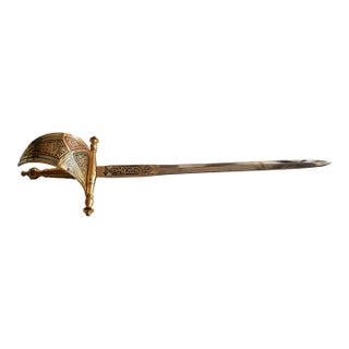 Toledo Brass Letter Opener For Sale