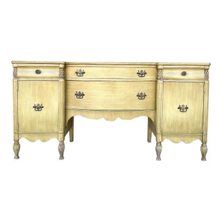Antique French Style Sideboard Buffett Saginaw Furniture For Sale