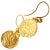 Late 20th Century Gurhan 24k Yellow Gold Hammered Ball Earrings, A Pair For Sale - Image 9 of 11