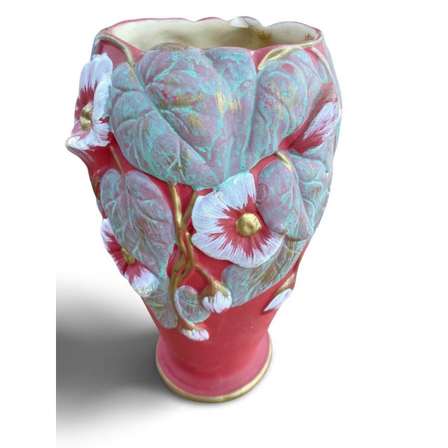Art Nouveau Red Vase, 1890s For Sale - Image 9 of 15