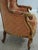 Textile Pair of Louis XV Style Carved Bergere Wing Chairs For Sale - Image 7 of 18