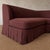 Textile Dresden Banquette 2- Piece Slip Covered in Dark Rust Linen For Sale - Image 7 of 10