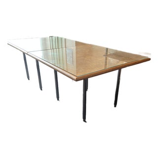 (2) Vintage Burl Tables For Sale