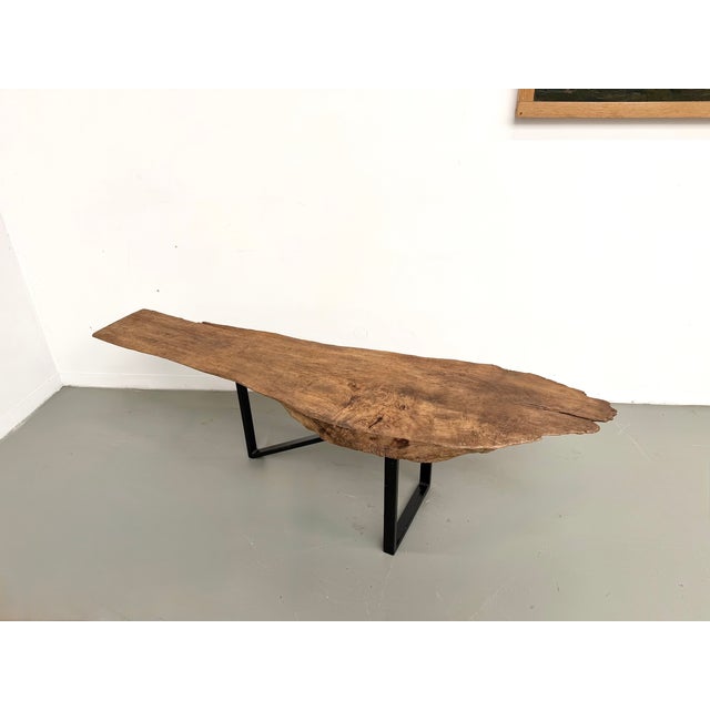 Organic Coffee Table in Poplar, 1990s For Sale - Image 4 of 18