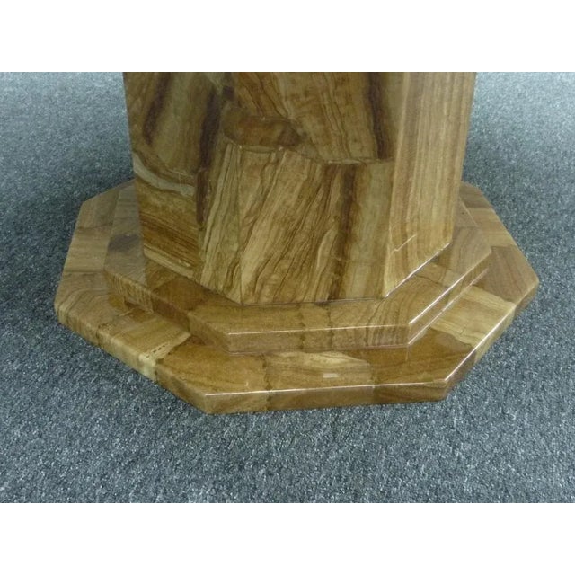 Brown Futuristic Onyx Dining Table, Mexico, 1960s For Sale - Image 8 of 13