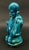 19th Century !9th Century Blue Porcelain Monk For Sale - Image 5 of 6