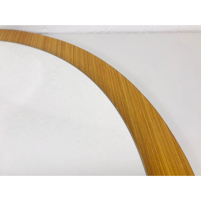 German Wooden Mirror, 1960s For Sale - Image 4 of 11