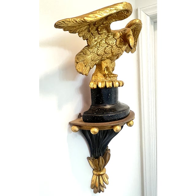 Figurative Gilded Eagle Sculpture/Statue For Sale - Image 3 of 18