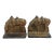 Vintage Cast Iron Grazing Horse Bookends - A Pair For Sale