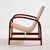 Vintage Beech Armchair, 1940s For Sale - Image 4 of 18
