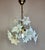 1980s Murano Style White Glass Flower Chandelier For Sale - Image 14 of 15