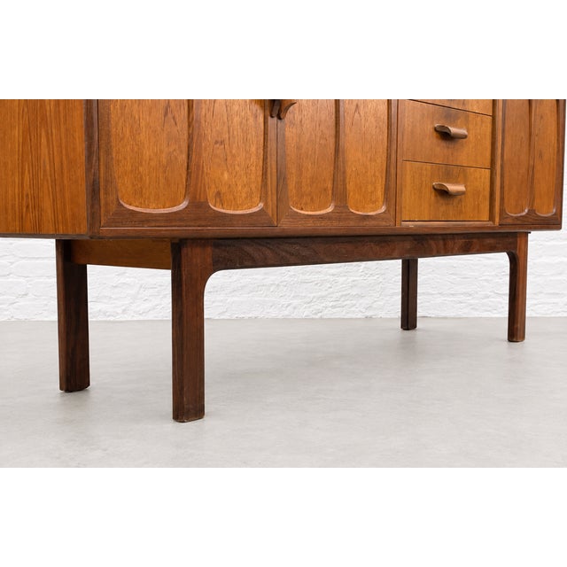 Mid Century Modern Teak Credenza by G-Plan, Made in England, C. 1960’s | Long Sideboard Buffet For Sale - Image 12 of 17