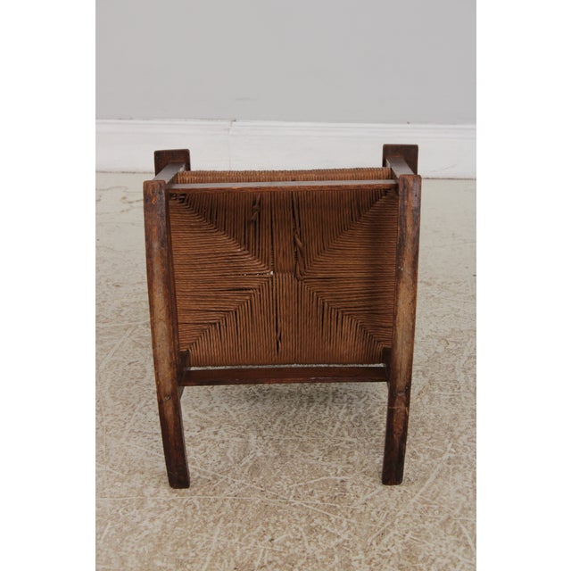 Gustav Stickley Antique Mission Oak Youth Diminutive Rocking Chair For Sale - Image 14 of 15