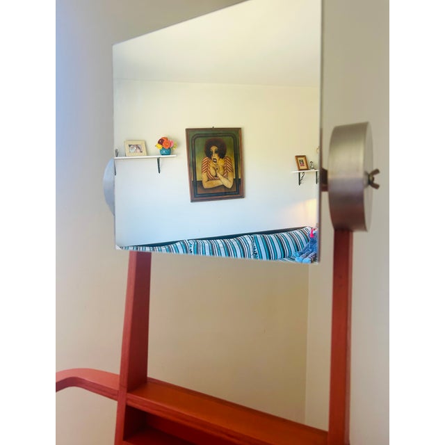 Postmodern ''Robot'' Valet Stand - Sculptural Wood & Aluminum, Venice,c.1980-1990 For Sale In Los Angeles - Image 6 of 8