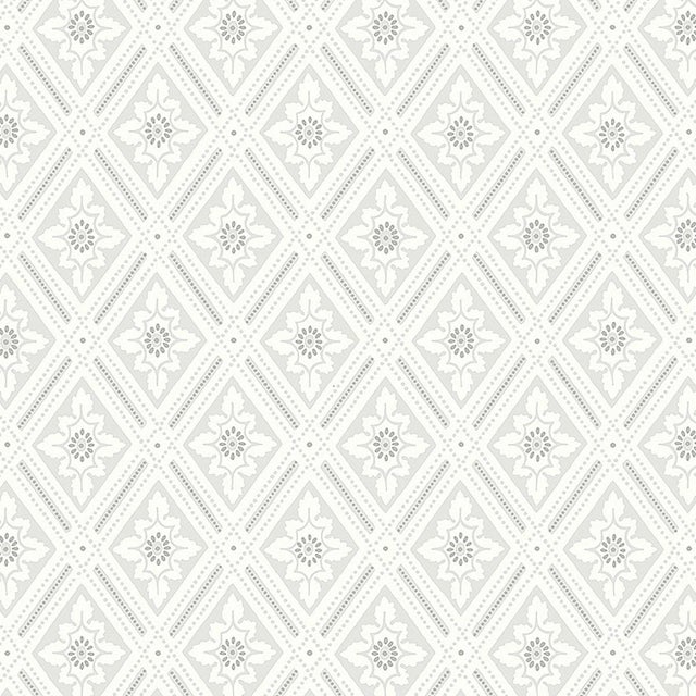 Boråstapeter Ester Wallpaper In Grey For Sale