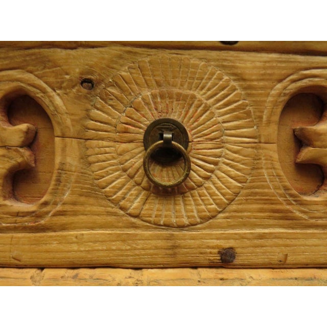 Antique Chinese Bleached Elm Altar Cabinet For Sale - Image 18 of 18