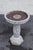 Cast Stone Floral Bird Bath For Sale - Image 15 of 15