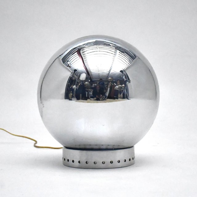 Mid 20th Century Robert Sonneman "Gazing Ball" Lamp For Sale In Chicago - Image 6 of 12