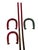Vintage Diamond Duluth "Double Ringer" Drop Forged Horseshoes & Stakes Set - 5 Pieces For Sale - Image 4 of 6