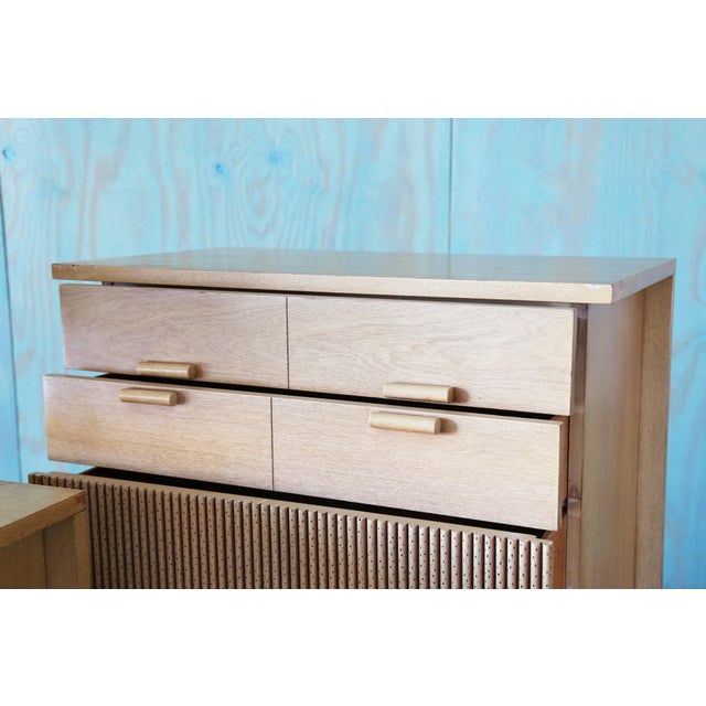 1950s 1950s Merton Gershun for American of Martinsville Bali Cabinet Dresser Mid Century Modern For Sale - Image 5 of 8