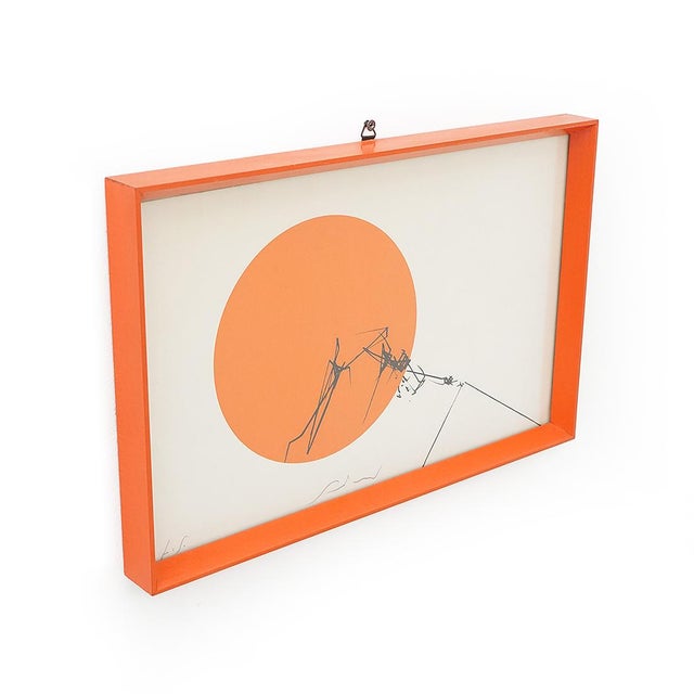 Screenprint on cardboard by Emilio Scanavino, produced in the 1960s, reflecting the gestural and sign-based language that...