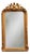 French Style Gilt Wood and Plaster Panel Mirror For Sale