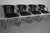 Animal Skin Brown Leather Dining Chairs, 1970s, Set of 4 For Sale - Image 7 of 17