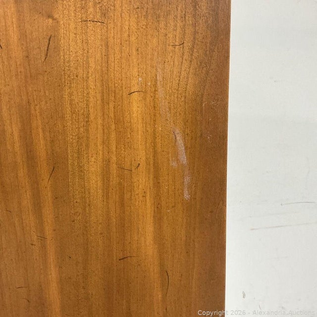 1970s Drexel Flip Down Walnut Secretary Desk For Sale - Image 13 of 13