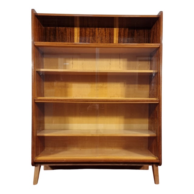 Vintage Brown Vitrine from Tatra, 1970s For Sale