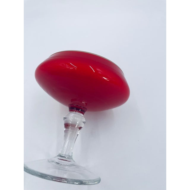 Vintage Glass Goblet, 1975 For Sale - Image 4 of 7