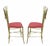 A refined set of two Italian modernist mahogany armchairs designed by Silvio Cavatorta, exemplifying the elegance and...