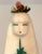 A finely carved alabaster “Corn Maiden” sculpture by Jemez Pueblo artist Matthew Panana, dating to the late 20th century....