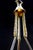 Gold Art Deco Glass Chandelier from Val Saint Lambert, Belgium, 1920s For Sale - Image 8 of 13