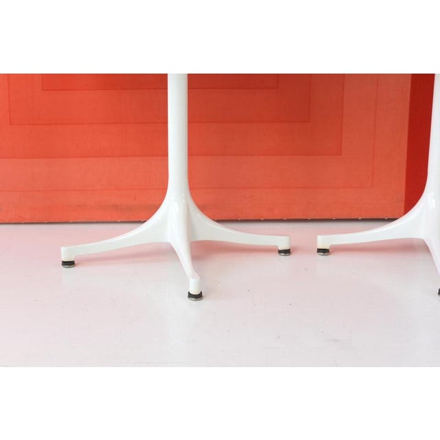Pedestal End Tables by George Nelson for Vitra / Miller, Germany, 1956, Set of 2 For Sale - Image 9 of 11
