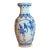 Blue and White Chinoiserie Tall Vase For Sale