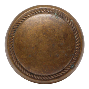 Hollow Bronze Concentric Russell & Erwin Rope Entry Door Knob