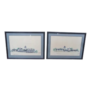 Orcas Island Washington Architectural Design Drawings Renderings Plans - Set of 2