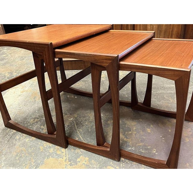 Mid-Century Nest of Tables from G-Plan, Set of 3 For Sale - Image 6 of 9