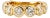 Ladies 18k Yellow Gold 3.05ctw Bezel Set Half Eternity Diamond Band Ring, Size 6.5 For Sale