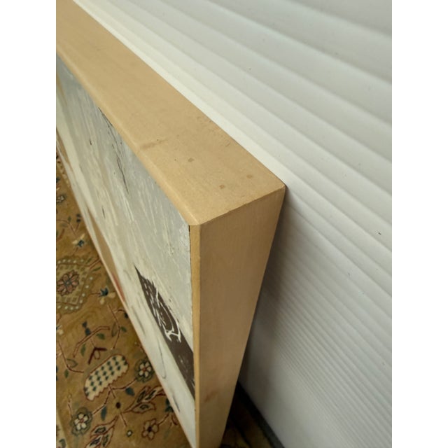 Sculpture Materials Bibby Gignilliat "Beyond Limits" Original Painting, Framed For Sale - Image 7 of 12